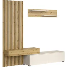 Meblościanka z lamelami CAMINO Dąb Artisan / Kaszmir Podstawowe