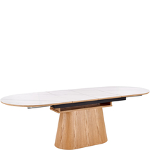 Stół z owalnym blatem SIRIUS 160-240x90x77 rozkładany Podstawowe (1)