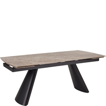 VINCE 180-238x90x75 cm stół rozkładany brązowy marmur Podstawowe