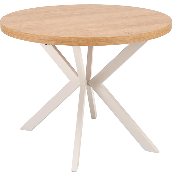Stół rozkładany 100-250x100x75 PERONI Dąb Hikora / Kaszmir Podstawowe