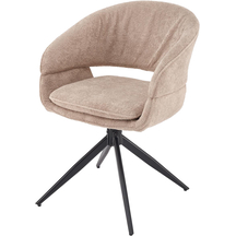Krzesło kubełkowe K-602 cappccino nogi metal Podstawowe