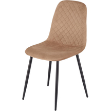 Krzesło metalowe tapicerowane K-608 velvet beż Podstawowe