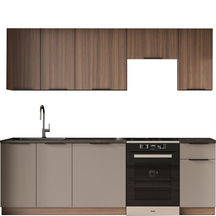 Zestaw kuchenny GRENADA 240 cm orzech taupe Podstawowe