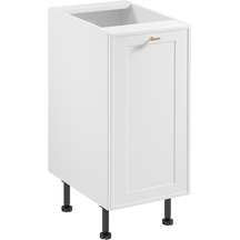 Szafka dolna stojąca 1 drzwi 40 cm D40 SORENTO BIAŁY / BIAŁA RAMKA Podstawowe
