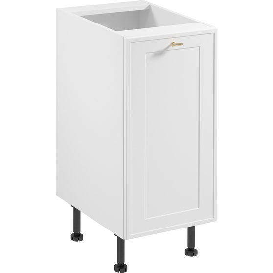 Szafka dolna stojąca 1 drzwi 40 cm D40 SORENTO BIAŁY / BIAŁA RAMKA Podstawowe