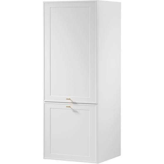 Szafka górna nadstawka 60 cm N60N Lewa SORENTO BIAŁY / BIAŁA RAMKA Podstawowe