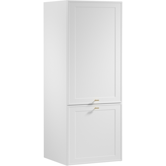 Szafka górna nadstawka 60 cm N60N Prawa SORENTO BIAŁY / BIAŁA RAMKA Podstawowe