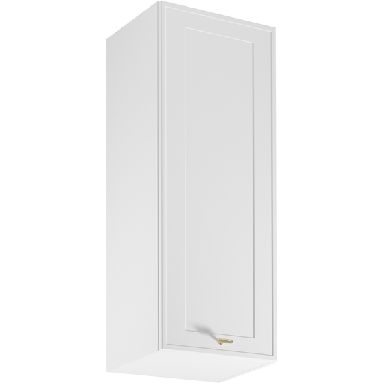 Szafka górna wisząca 1 drzwi 40 cm G40 Prawa SORENTO BIAŁY / BIAŁA RAMKA Podstawowe
