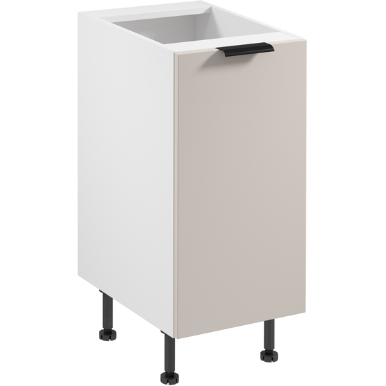 Szafka dolna stojąca 1 drzwi 40 cm D40 SORENTO BIAŁY / BEIGE Podstawowe