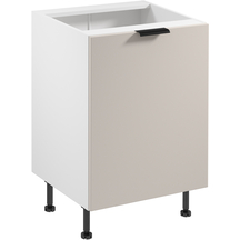 Szafka dolna stojąca 1 drzwi 60 cm D60 SORENTO BIAŁY / BEIGE Podstawowe