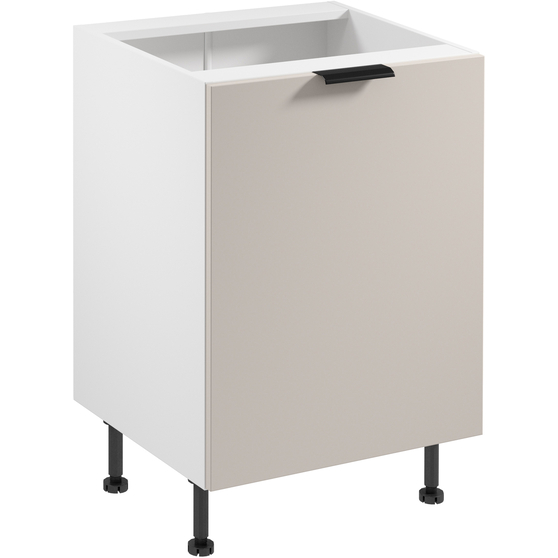 Szafka dolna stojąca 1 drzwi 60 cm D60 SORENTO BIAŁY / BEIGE Podstawowe