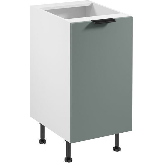 Szafka dolna stojąca 1 drzwi 45 cm D45 SORENTO BIAŁY / GREEN Podstawowe