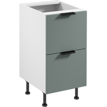 Szafka dolna stojąca 2 szuflady 45 cm D45S2 SORENTO BIAŁY / GREEN Podstawowe