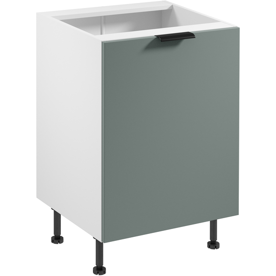 Szafka dolna stojąca 1 drzwi 60 cm D60 SORENTO BIAŁY / GREEN Podstawowe