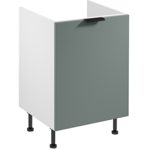Szafka dolna stojąca pod zlewozmywak 1 drzwi 60 cm D60Z SORENTO BIAŁY / GREEN Podstawowe