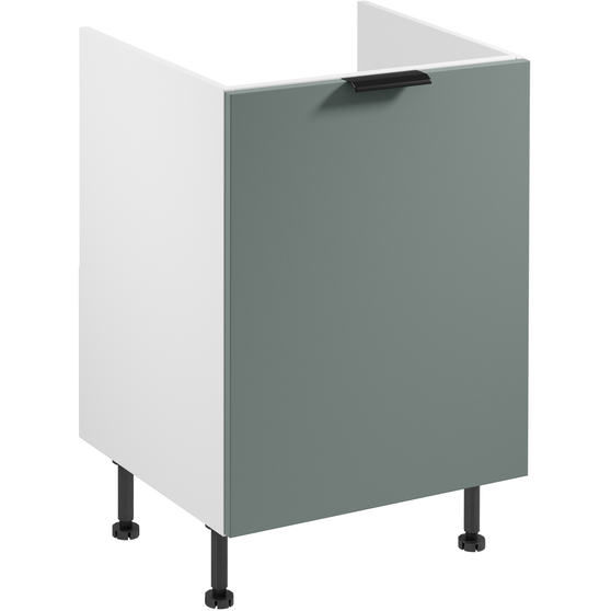 Szafka dolna stojąca pod zlewozmywak 1 drzwi 60 cm D60Z SORENTO BIAŁY / GREEN Podstawowe