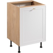Szafka dolna stojąca 1 drzwi 60 cm D60 SORENTO PUCCINI / BIAŁA RAMKA Podstawowe