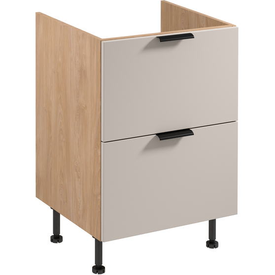 Szafka dolna stojąca 60 cm pod zabudowę kuchenki indukcyjnej D60IN SORENTO PUCCINI / BEIGE Podstawowe
