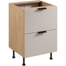 Szafka dolna stojąca 2 szuflady 60 cm D60S2 SORENTO PUCCINI / BEIGE Podstawowe