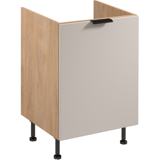 Szafka dolna stojąca pod zlewozmywak 1 drzwi 60 cm D60Z SORENTO PUCCINI / BEIGE Podstawowe