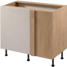 Szafka dolna narożna stojąca 1 drzwi 100 cm D100N Lewa SORENTO PUCCINI / BEIGE Podstawowe
