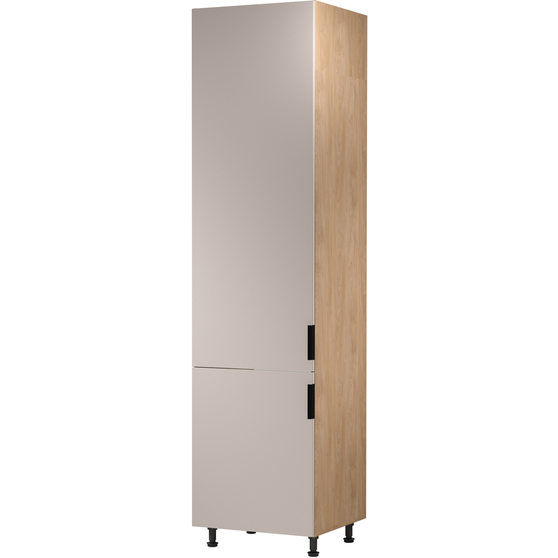 Szafka dolna wysoka słupek pod zabudowę lodówki D60ZLN Lewa SORENTO PUCCINI / BEIGE Podstawowe