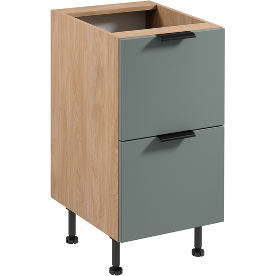 Szafka dolna stojąca 2 szuflady 45 cm D45S2 SORENTO PUCCINI / GREEN Podstawowe