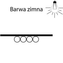 Oświetlenie 2xLED Alabama 2400AO02 Białe Szkic