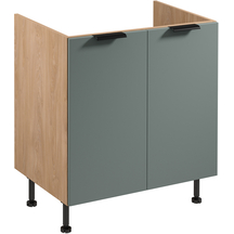 Szafka dolna stojąca pod zlewozmywak 2 drzwi 80 cm D80Z SORENTO PUCCINI / GREEN Podstawowe