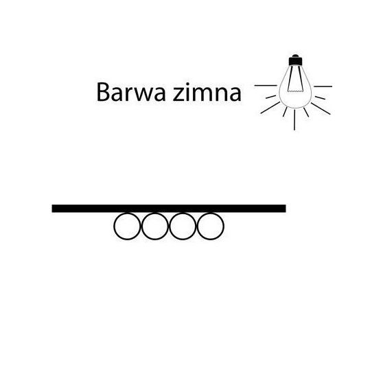 Oświetlenie 3xLED Alabama 2400AO03 do TYP 40 Białe Szkic