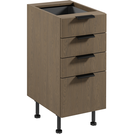 Szafka dolna stojąca 4 szuflady 40 cm D40S4 SORENTO BALTIC STORM Podstawowe