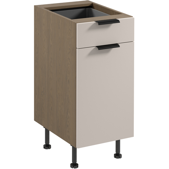 Szafka dolna stojąca 1 drzwi 1 szuflada 40 cm D40S1 SORENTO BALTIC STORM / BEIGE Podstawowe