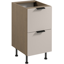 Szafka dolna stojąca 2 szuflady 45 cm D45S2 SORENTO BALTIC STORM / BEIGE Podstawowe