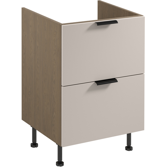 Szafka dolna stojąca 60 cm pod zabudowę kuchenki indukcyjnej D60IN SORENTO BALTIC STORM / BEIGE Podstawowe