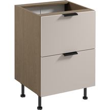 Szafka dolna stojąca 2 szuflady 60 cm D60S2 SORENTO BALTIC STORM / BEIGE Podstawowe