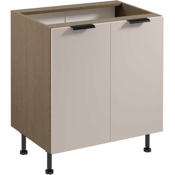 Szafka dolna stojąca 2 drzwi 80 cm D80 SORENTO BALTIC STORM / BEIGE Podstawowe