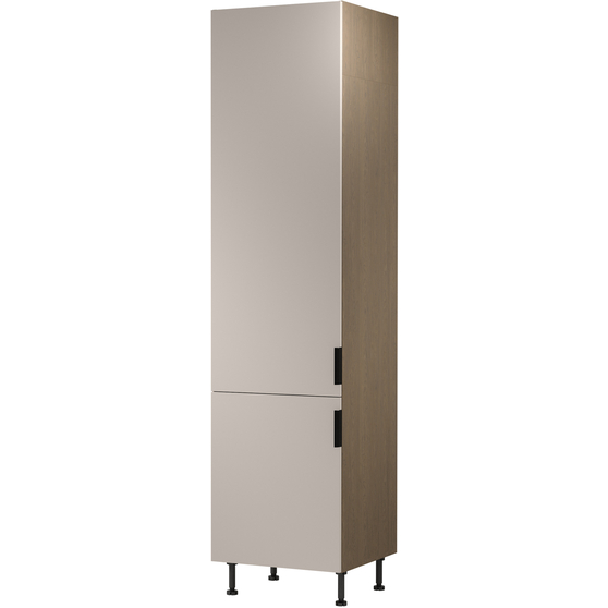 Szafka dolna wysoka słupek z szufladami wewnętrznymi 2 drzwi D60T Lewa SORENTO BALTIC STORM / BEIGE Podstawowe
