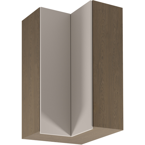 Szafka górna narożna wisząca 2 drzwi 60 cm G60N2 SORENTO BALTIC STORM / BEIGE Podstawowe