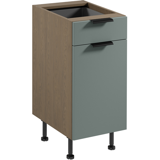 Szafka dolna stojąca 1 drzwi 1 szuflada 40 cm D40S1 SORENTO BALTIC STORM / GREEN Podstawowe