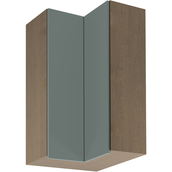 Szafka górna narożna wisząca 2 drzwi 60 cm G60N2 SORENTO BALTIC STORM / GREEN Podstawowe