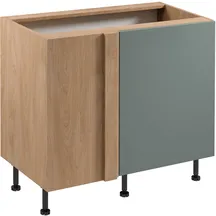 Szafka dolna narożna stojąca 1 drzwi 100 cm D100N Prawa SORENTO PUCCINI / GREEN Podstawowe