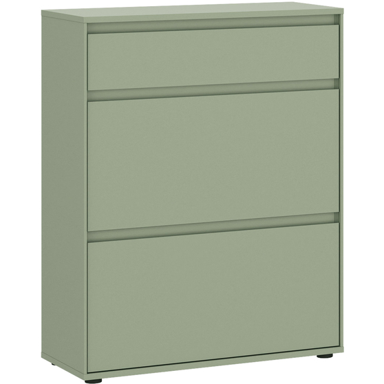 Wysoka komoda dwudrzwiowa Szałwia ZAPGK2 ZAPATO PRZEDPOKÓJ Podstawowe