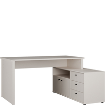 Biurko z komodą 140x70 T2KB231L-U60 Piaskowy ARCHBOX Podstawowe