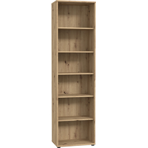 Wąski regał otwarty 55 cm T2KR02-D78 Dąb Artisan ARCHBOX Podstawowe