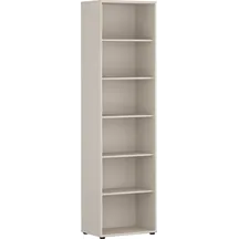 Wąski regał otwarty 55 cm T2KR02-U60 Piaskowy ARCHBOX Podstawowe