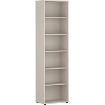 Wąski regał otwarty 55 cm T2KR02-U60 Piaskowy ARCHBOX Podstawowe