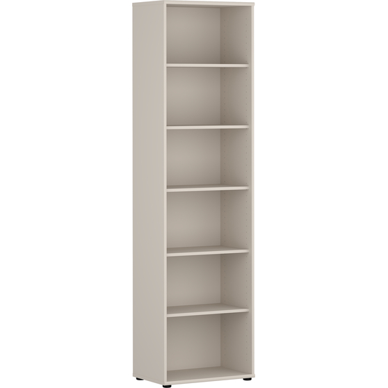 Wąski regał otwarty 55 cm T2KR02-U60 Piaskowy ARCHBOX Podstawowe