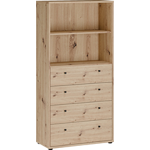 Regał z szufladami T2KR411-D78 Dąb Artisan ARCHBOX Podstawowe