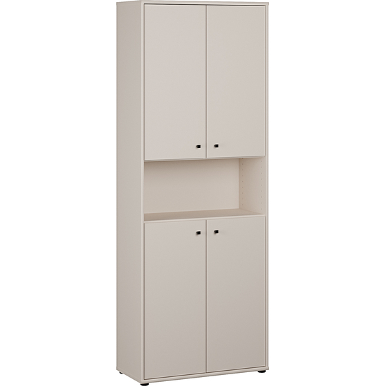 Regał z szafkami 75 cm T2KR821-U60 Piaskowy ARCHBOX Podstawowe