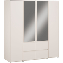 Szafa ubraniowa 180 cm z lustrem LSQS845M-U60 Piaskowy LISSON Podstawowe